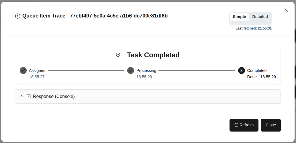 Список функций машины - функция установки