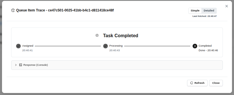 Fork завершен