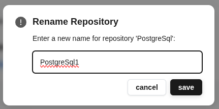 Форма Переименование